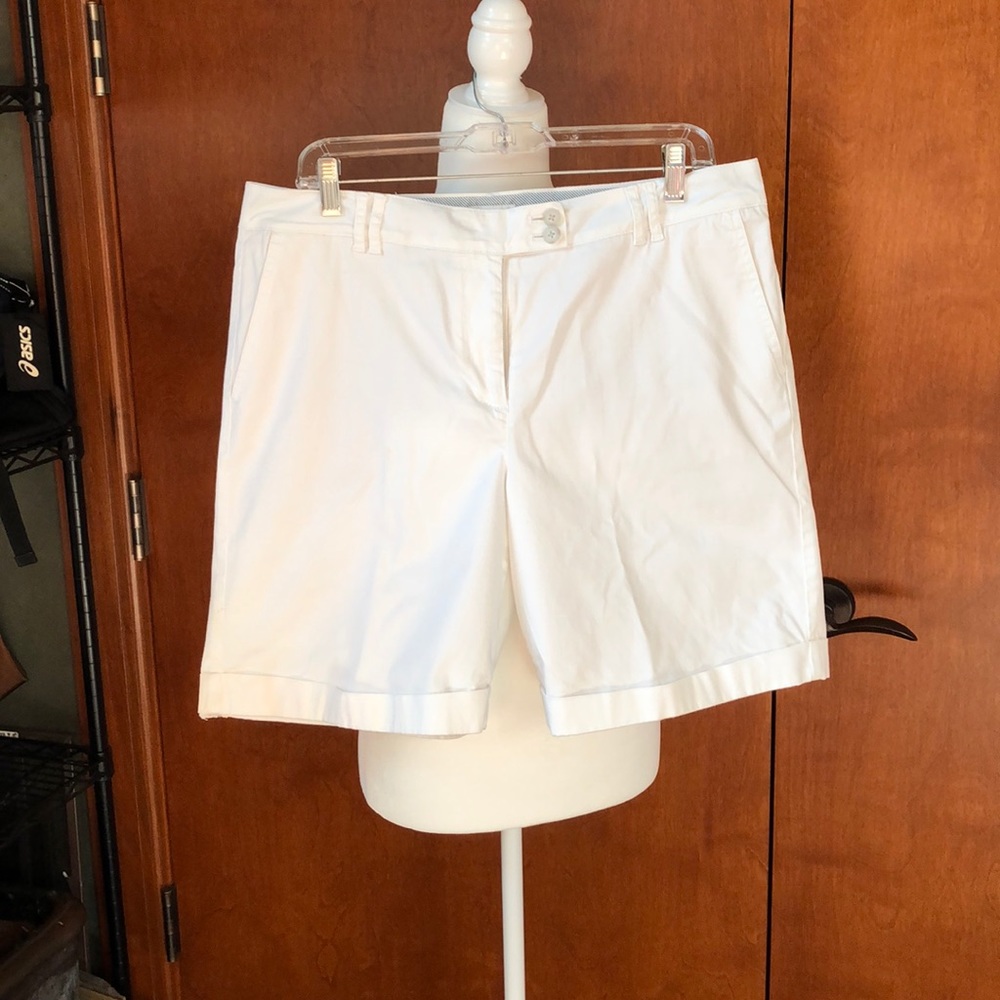 J. JILL “live-in chino” Bermuda Shorts